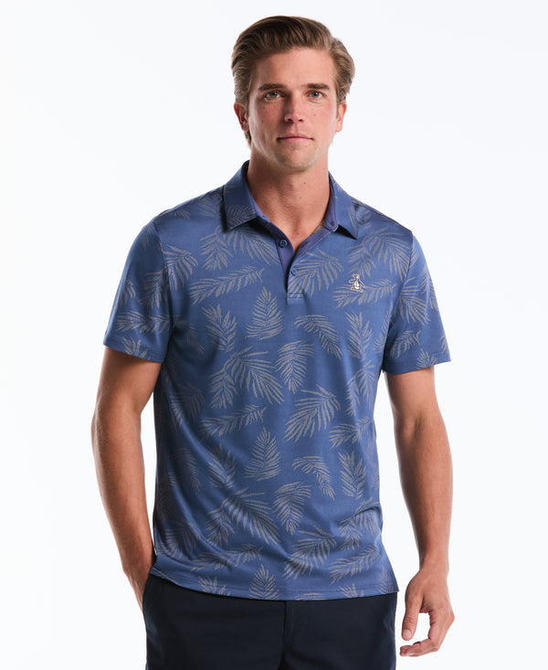 original penguin Pete's Botanical Jacquard Golf Polo