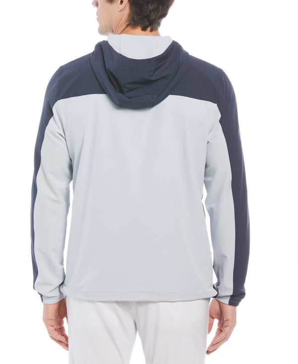 Original Penguin Quarter Zip Color Block Golf Jacket