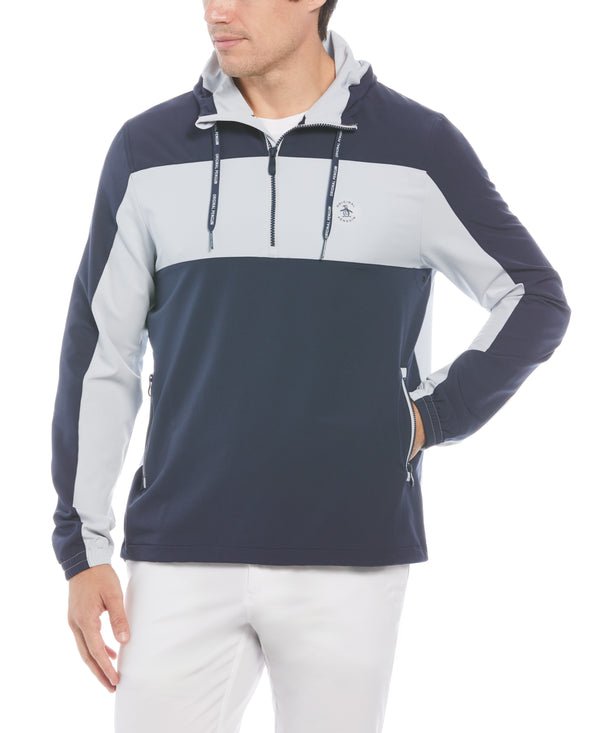 original penguin Quarter Zip Color Block Golf Jacket