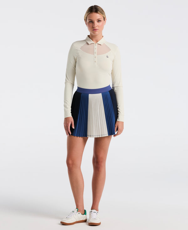 original penguin Women's 16" Micro Pleated Colorblock Skort