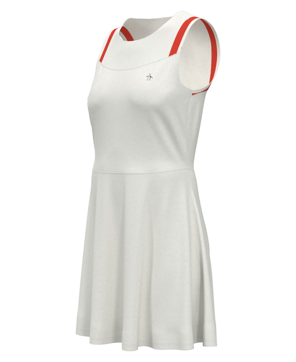 Original Penguin Women's Illusion Mesh Tennis Dress
