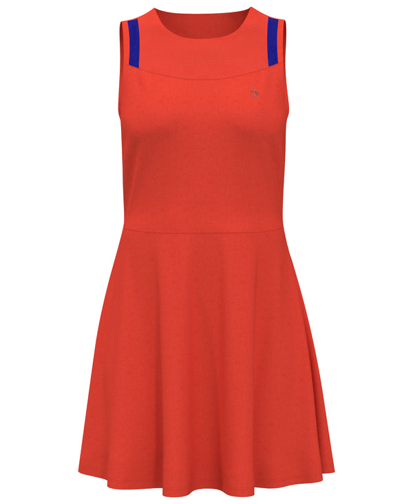 Original Penguin Women's Illusion Mesh Tennis Dress