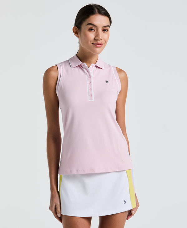 original penguin Women's Veronica Sleeveless Golf Polo