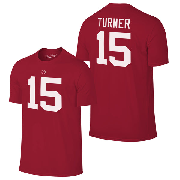 original retro brand Alabama Crimson Tide Dallas Turner Jersey Tee