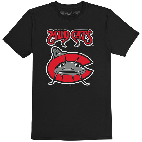 original retro brand Carolina Mudcats 100% Cotton Tee