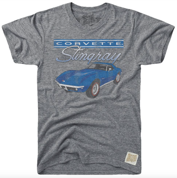 original retro brand Chevrolet Corvette Stingray Tri-Blend Tee