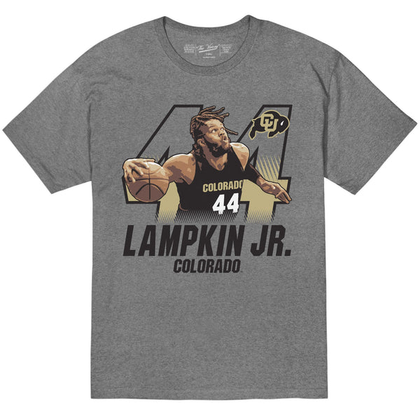 original retro brand Colorado Buffaloes Eddie Lampkin Jr. Action Player Tee