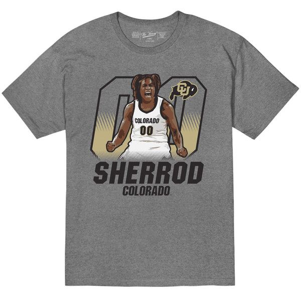 original retro brand Colorado Buffaloes Jaylyn Sherrod Player Action Tee