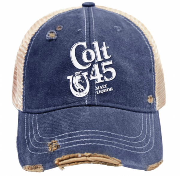 original retro brand Colt 45 Vintage Snap Back Trucker Cap