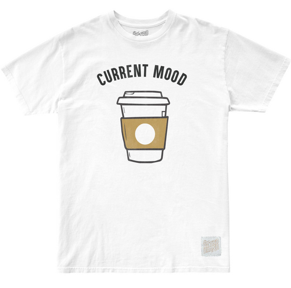 original retro brand Current Mood (Coffee) 100% Cotton Tee