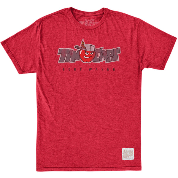original retro brand Fort Wayne TinCaps 50/50 Blend Tee
