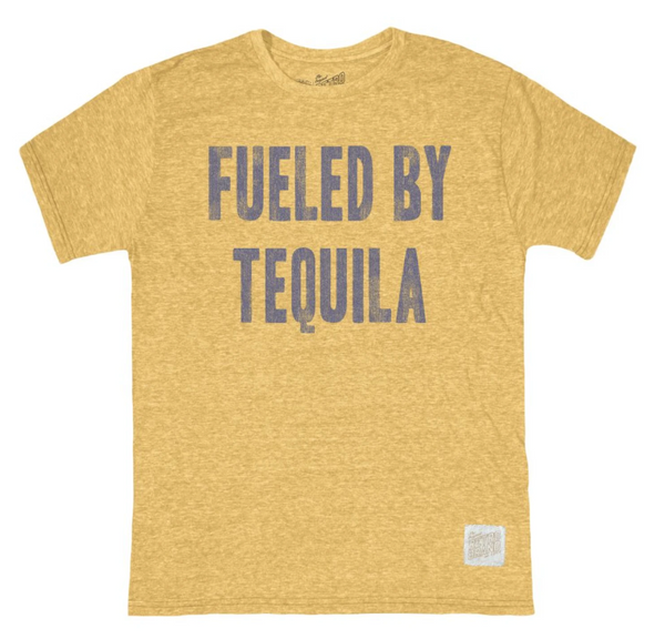 original retro brand Fueled by Tequila Tri-Blend Tee