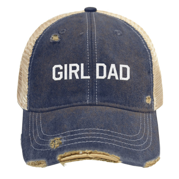 original retro brand Girl Dad Vintage Snap Back Trucker Cap