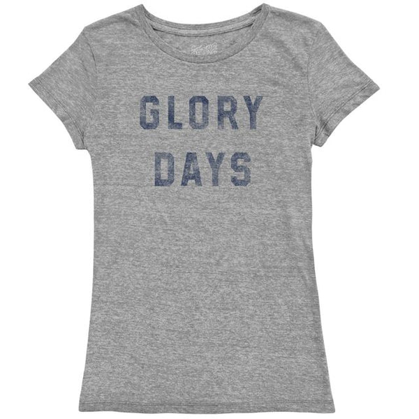 original retro brand Glory Days Women's Tri Blend Crew Tee