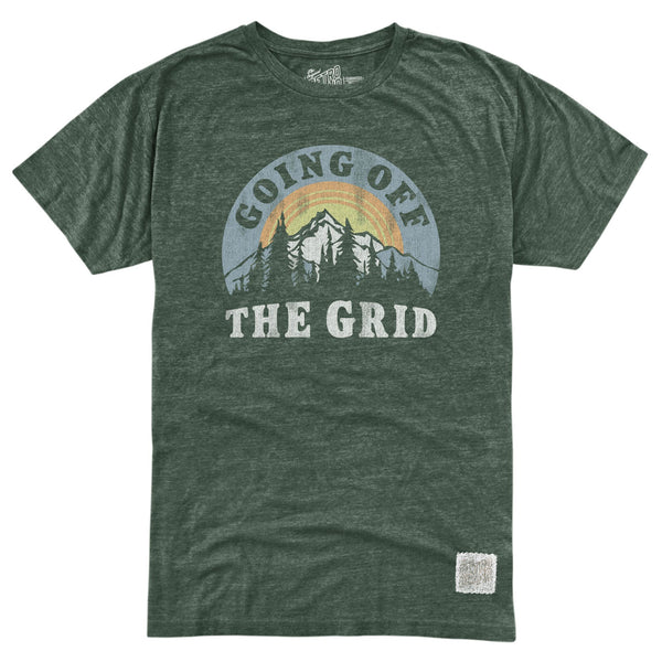 original retro brand Going Off The Grid Tri-Blend Tee