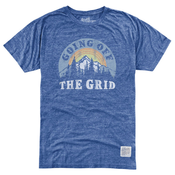 original retro brand Going Off The Grid Tri-Blend Tee