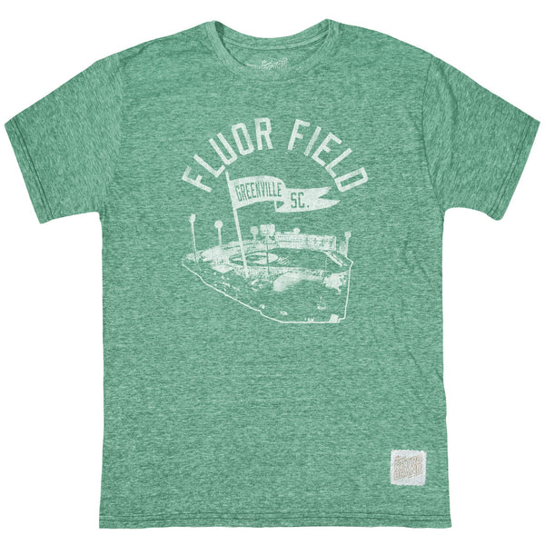 original retro brand Greenville Drive Fluor Field Tri-Blend Tee