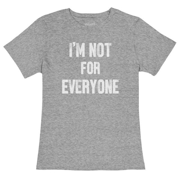 original retro brand I'm Not For Everyone Women's Crew Tee