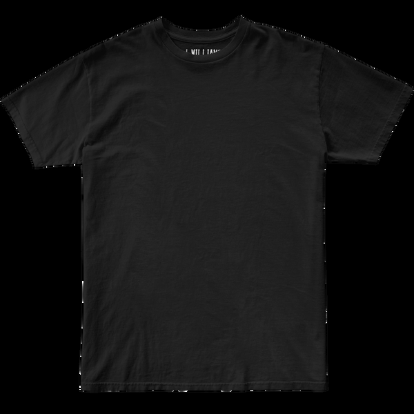 original retro brand J. Williams Basics 100% Cotton Blank Tee