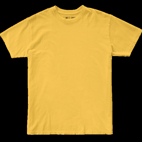 original retro brand J. Williams Basics 100% Cotton Blank Tee