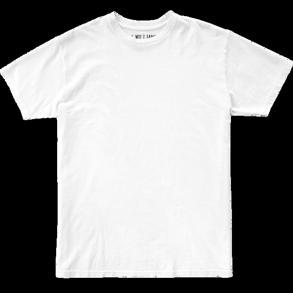 original retro brand J. Williams Basics 100% Cotton Blank Tee