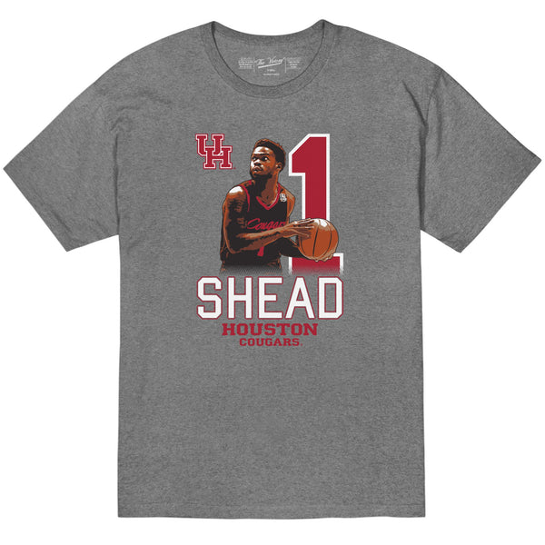 original retro brand Jamal Shead Houston Cougars Player Action Tee