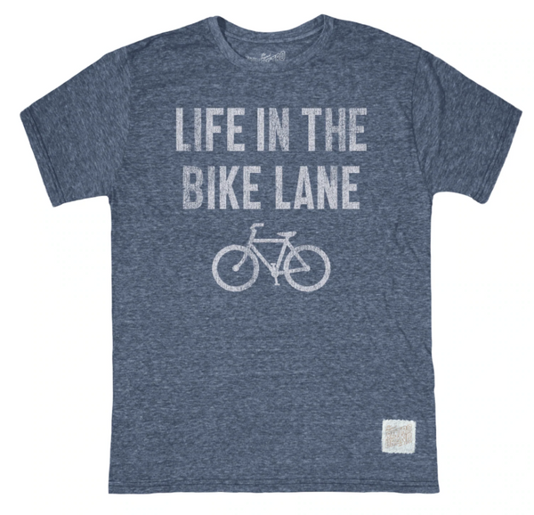 original retro brand Life In The Bike Lane Tri-Blend Tee