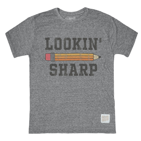original retro brand Lookin' Sharp Youth Tri-Blend Tee