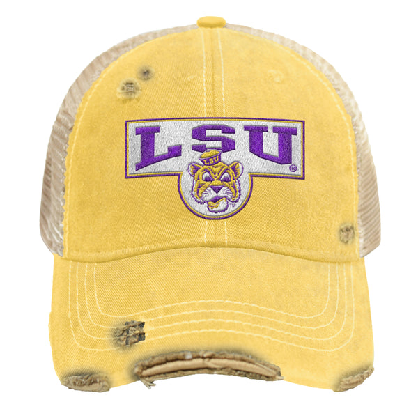 original retro brand LSU Tigers Snapback Trucker Cap
