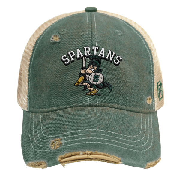 original retro brand Michigan State Snap Back Trucker Cap