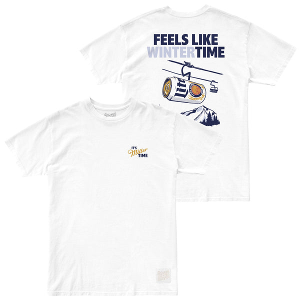 original retro brand Miller Feels Like Winter Time 100% Cotton Tee