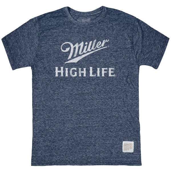 original retro brand Miller High Life Tri-Blend Tee