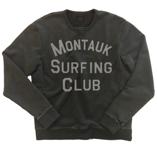 original retro brand Montauk Surfing Club Black Label Sweatshirt