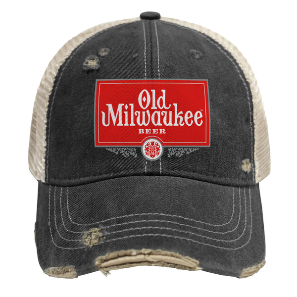 original retro brand Old Milwaukee Beer Trucker Cap Hat