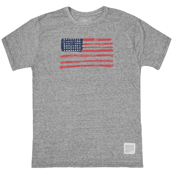 original retro brand American Flag Tri-Blend Tee