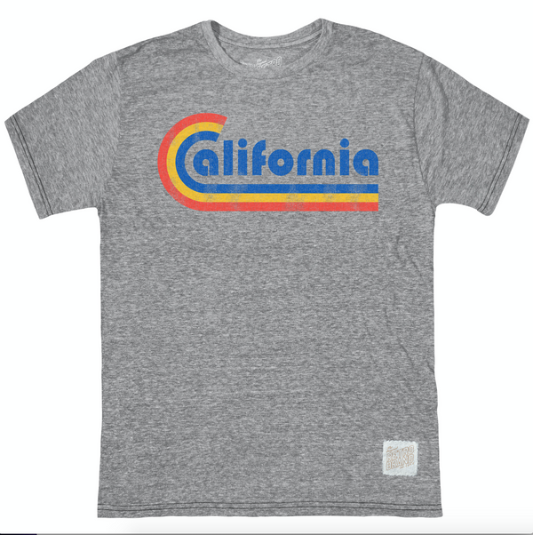 original retro brand California Tri-Blend Crew Tee