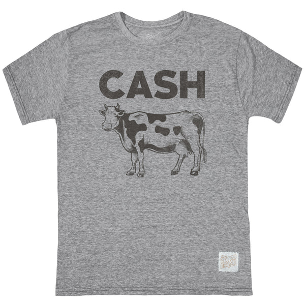 original retro brand Cash Cow Tri-Blend Tee