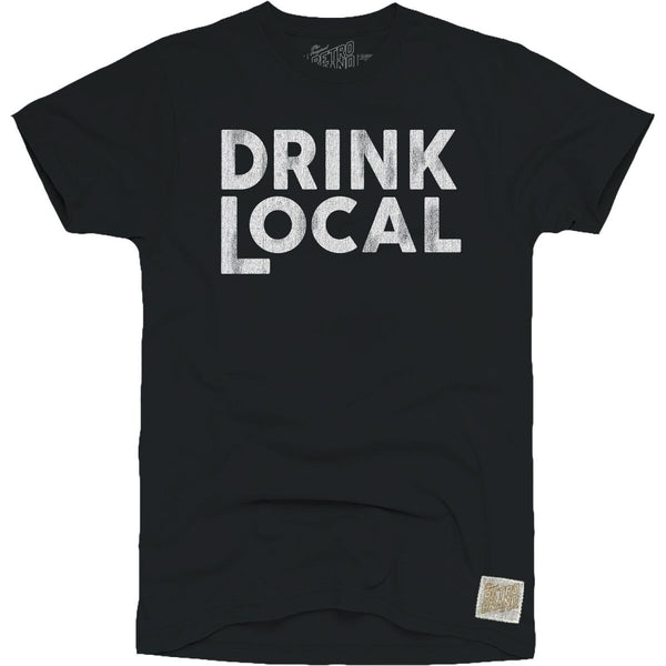 original retro brand Drink Local 100% Cotton Tee