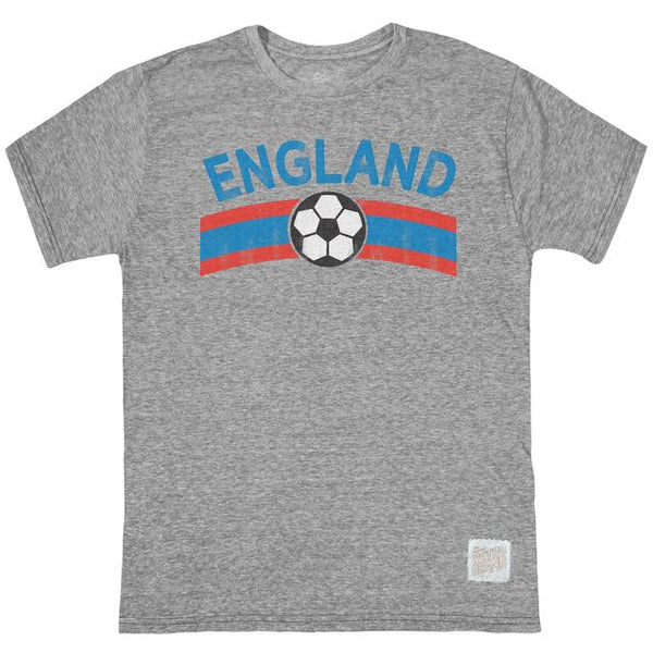 original retro brand England Soccer Tri-Blend Tee