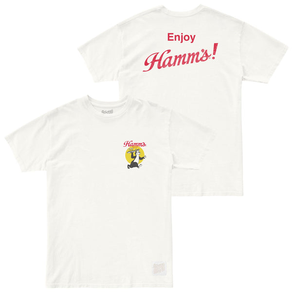 original retro brand Enjoy Hamm's 100% Cotton Tee