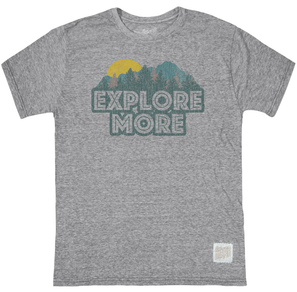 original retro brand Explore More Tri-Blend Tee