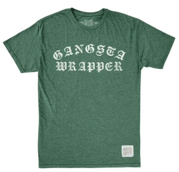 original retro brand Gangsta Wrapper 50/50 Tee