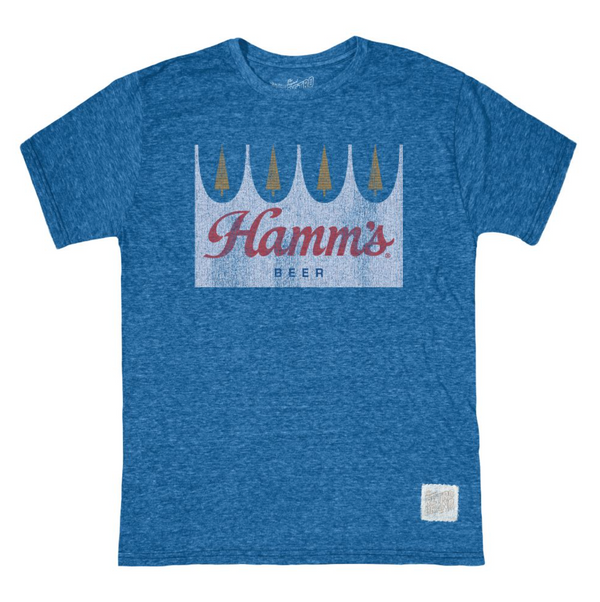 original retro brand Hamm's Beer Tri-Blend Tee