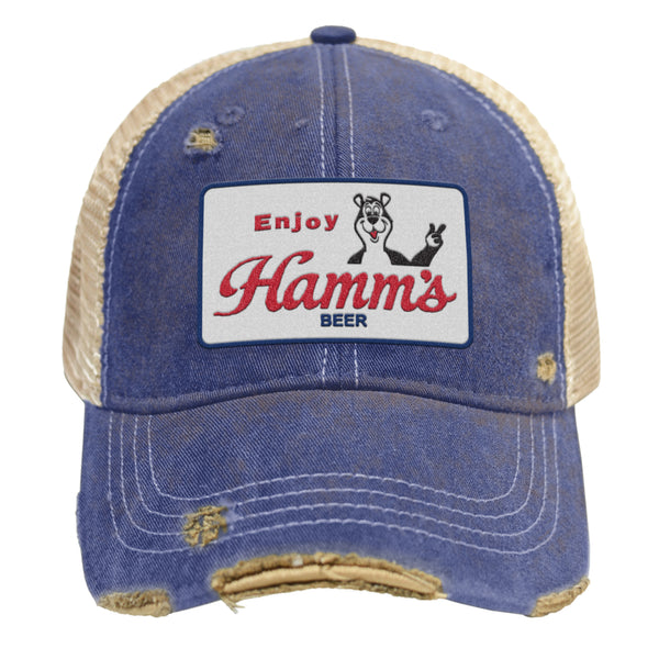 original retro brand Hamm's Beer Trucker Cap