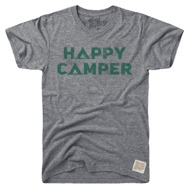 original retro brand Happy Camper Tri-Blend Tee