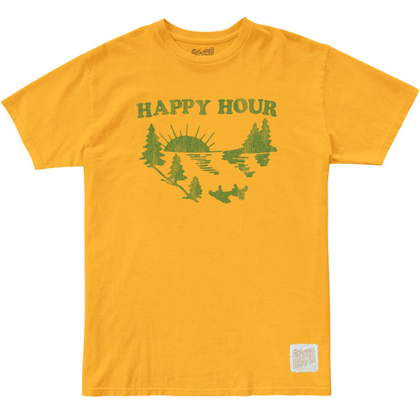 original retro brand Happy Hour 100% Cotton Tee