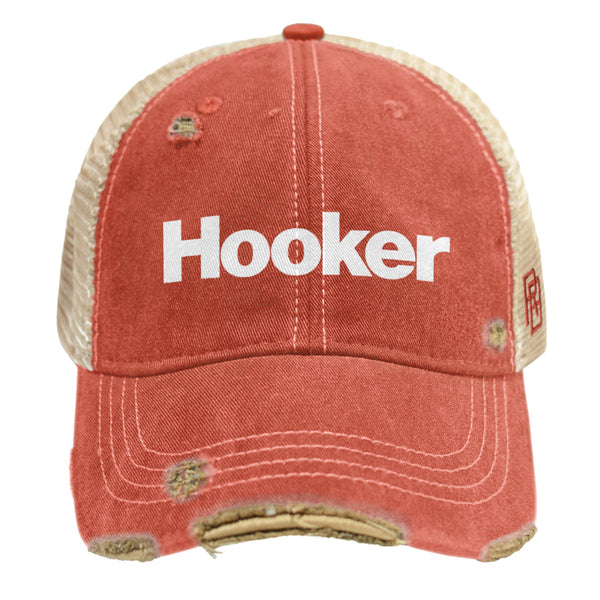 original retro brand Hooker Snapback Trucker Hat