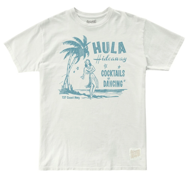 original retro brand Hula Hideaway 100% Cotton Tee