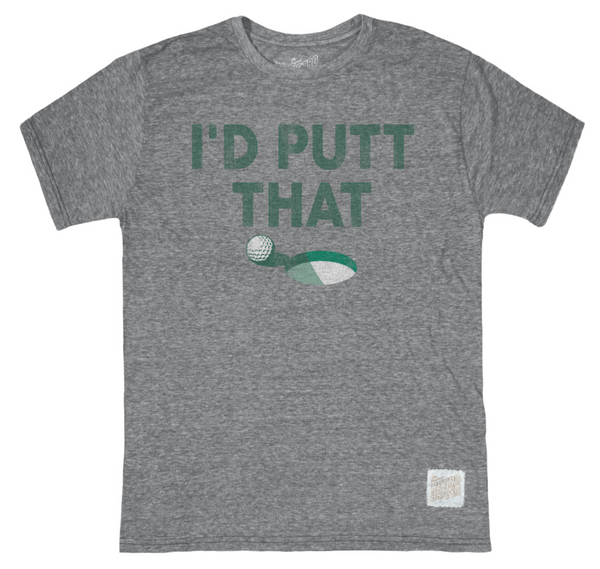 original retro brand I'd Putt That Tri-Blend Tee
