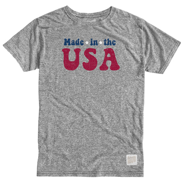 original retro brand Made In The USA Tri-blend Tee